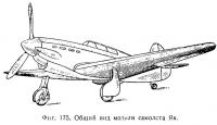 Фиг. 175. Общий вид модели самолета Як