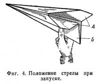 Фиг. 4. Положение стрелы при запуске