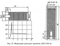 Puc. 17. Модельный ракетный двигатель ДБ-3-СМ-10