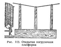 Рис. 113. Открытая погрузочная платформа