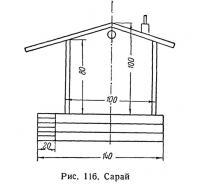 Рис. 116. Сарай