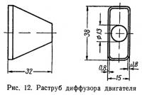 Рис. 12. Раструб диффузора двигателя