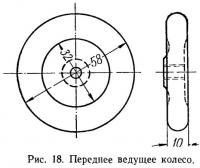 Рис. 18. Переднее ведущее колесо