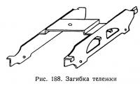 Рис. 188. Загибка тележки