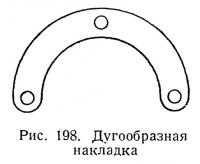 Рис. 198. Дугообразная накладка