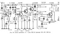 Рис. 29. Схема приемника: P1 — реле РЭС-15