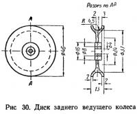 Рис. 30. Диск заднего ведущего колеса