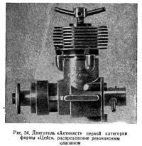 Рис. 54. Двигатель «Активист», распределение резонансным клапаном