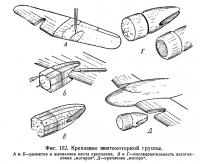 Фиг. 162. Крепление винтомоторной группы