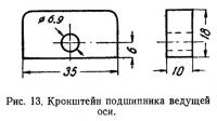 Рис. 13. Кронштейн подшипника ведущей оси