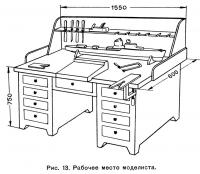 Рис. 13. Рабочее место моделиста