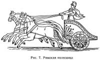 Рис. 7. Римская колесница