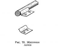 Рис. 70. Жестяная лапка