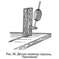 Рис. 92. Деталь перевода стрелки. Противовес